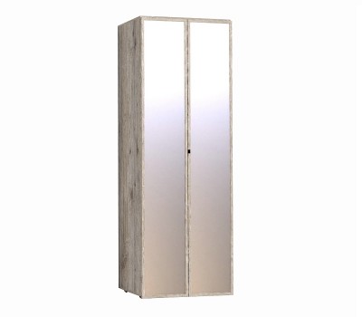 Шкаф для одежды с фасадами Зеркала (2 шт) "Nature" 54 гаскон