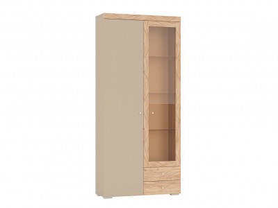 Шкаф 2-х дверный со стеклом "Палермо" 6-87002