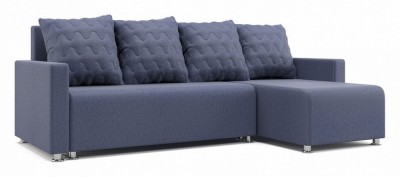Угловой диван-кровать Челси-2 синий.
