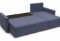 Угловой диван-кровать Челси-2 синий.