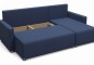 Угловой диван-кровать Челси синий.