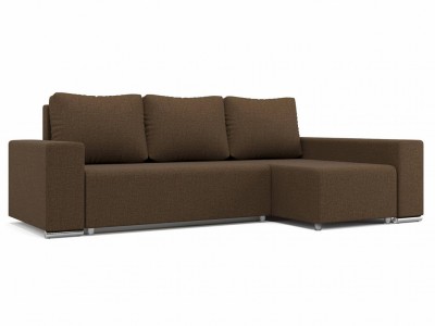 Угловой диван-кровать Маркиз коричневый.
