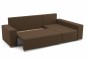 Угловой диван-кровать Маркиз коричневый.