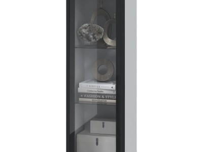 Шкаф навесной вертикальный со стеклом "Шарлиз"